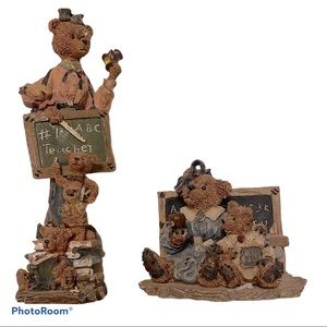 Boyd’s Bears collectible lot of 2 teacher bears